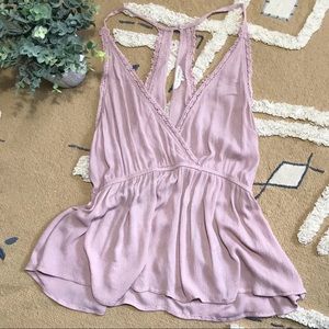 🌞Blush Baby Doll Top by L.A. Hearts from Pacsun